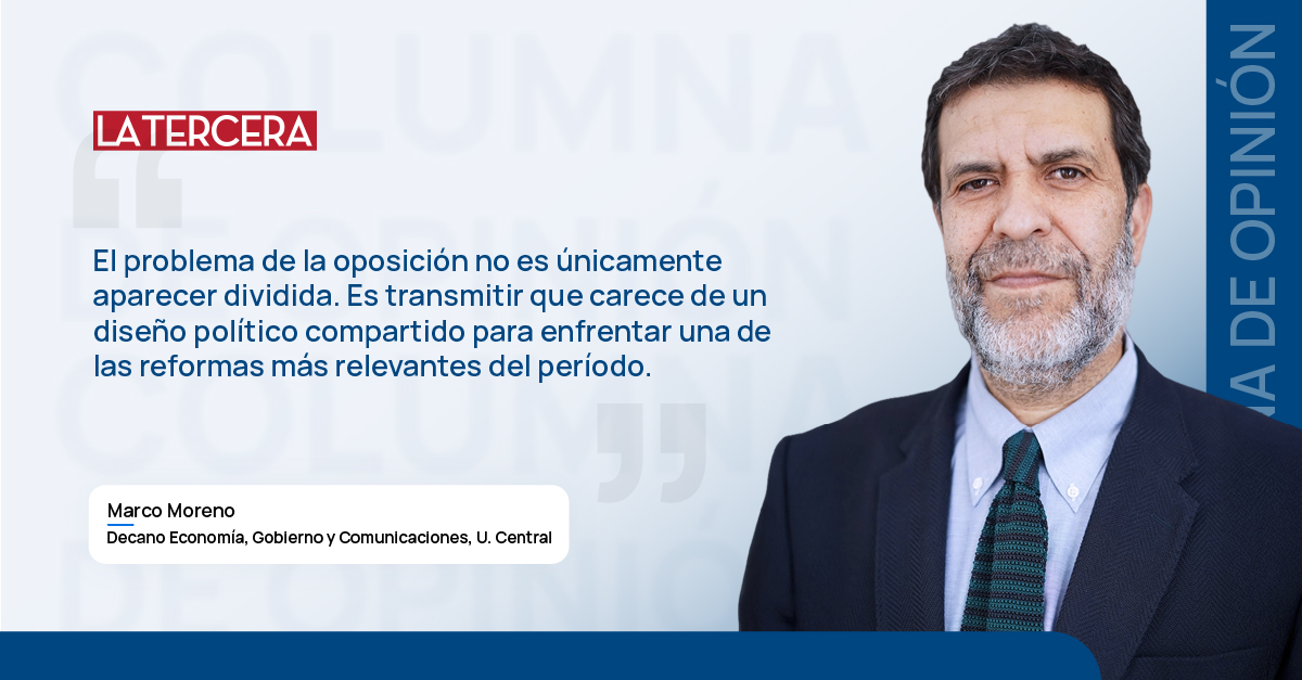 Marco Moreno, columna de opinión en La Tercera.