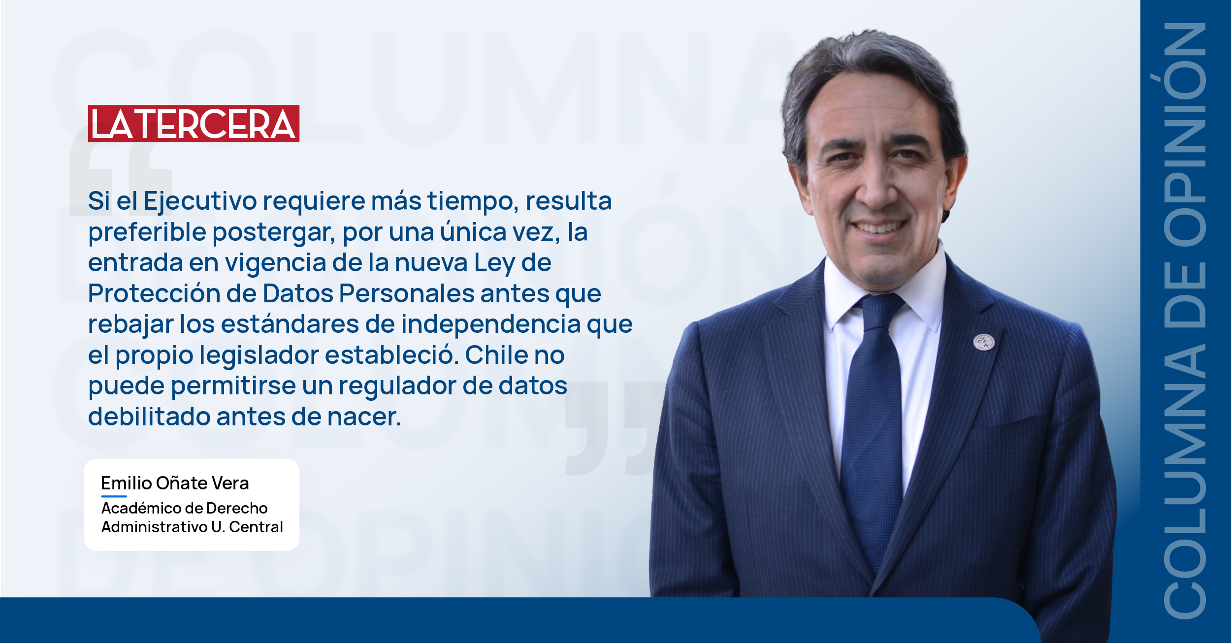 Columna de Opinión de Emilio Oñate