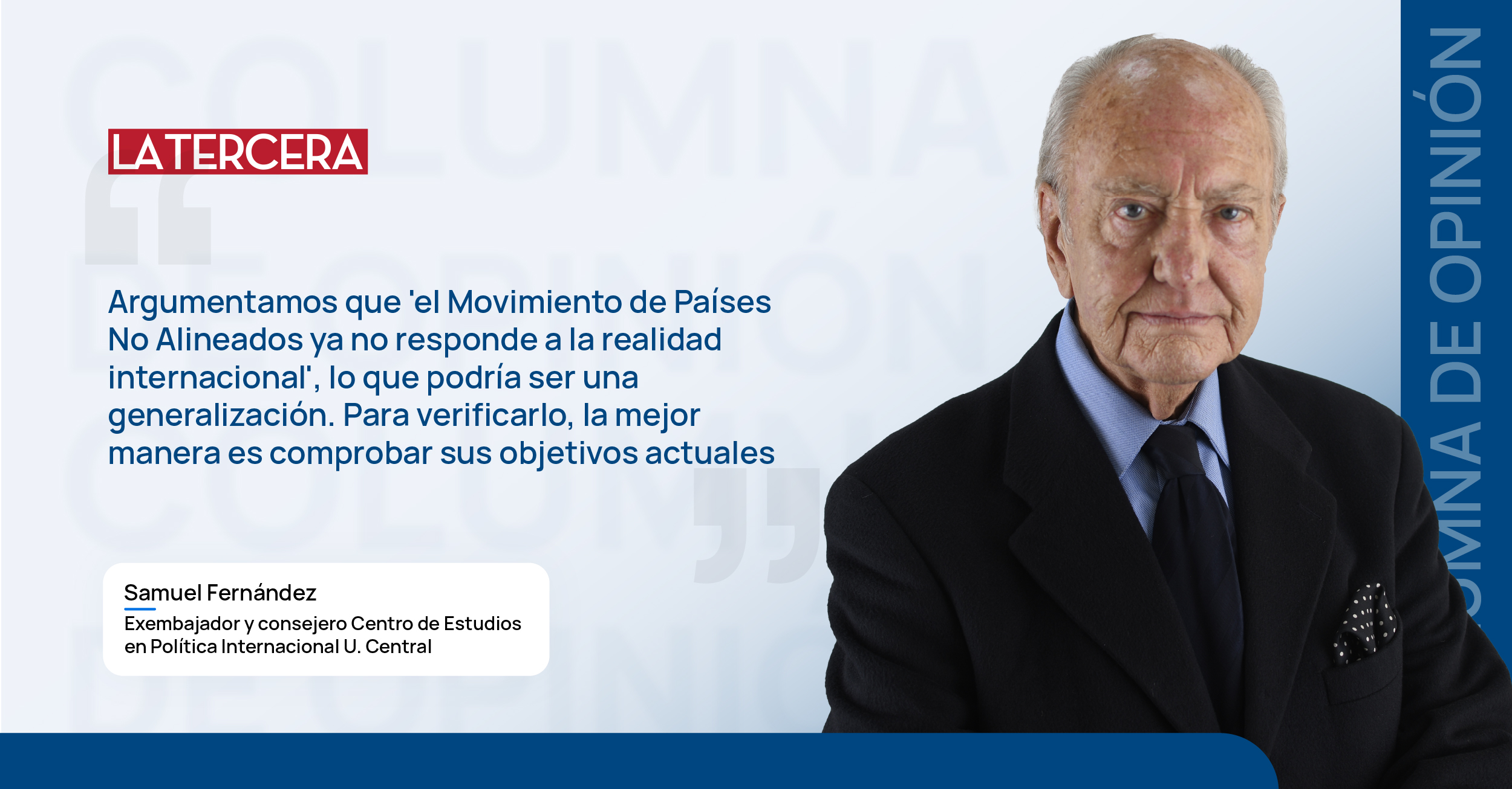 Columna de opinión Samuel Fernández