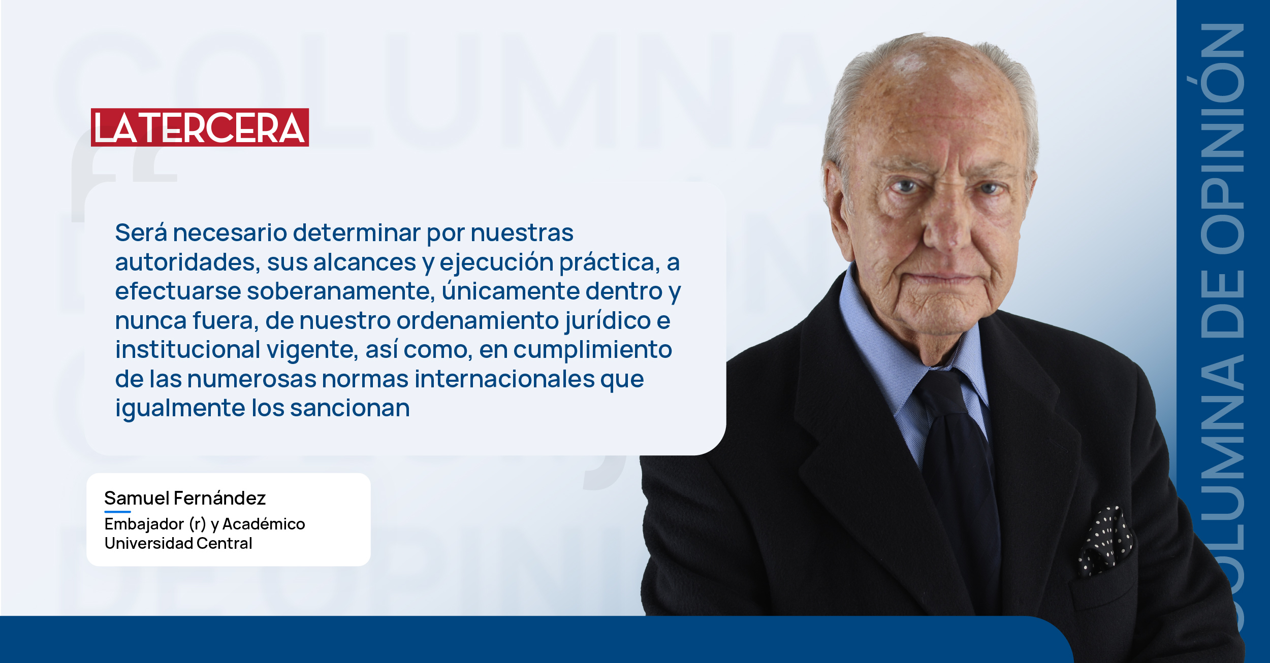 Samuel Fernández - Columna de opinión