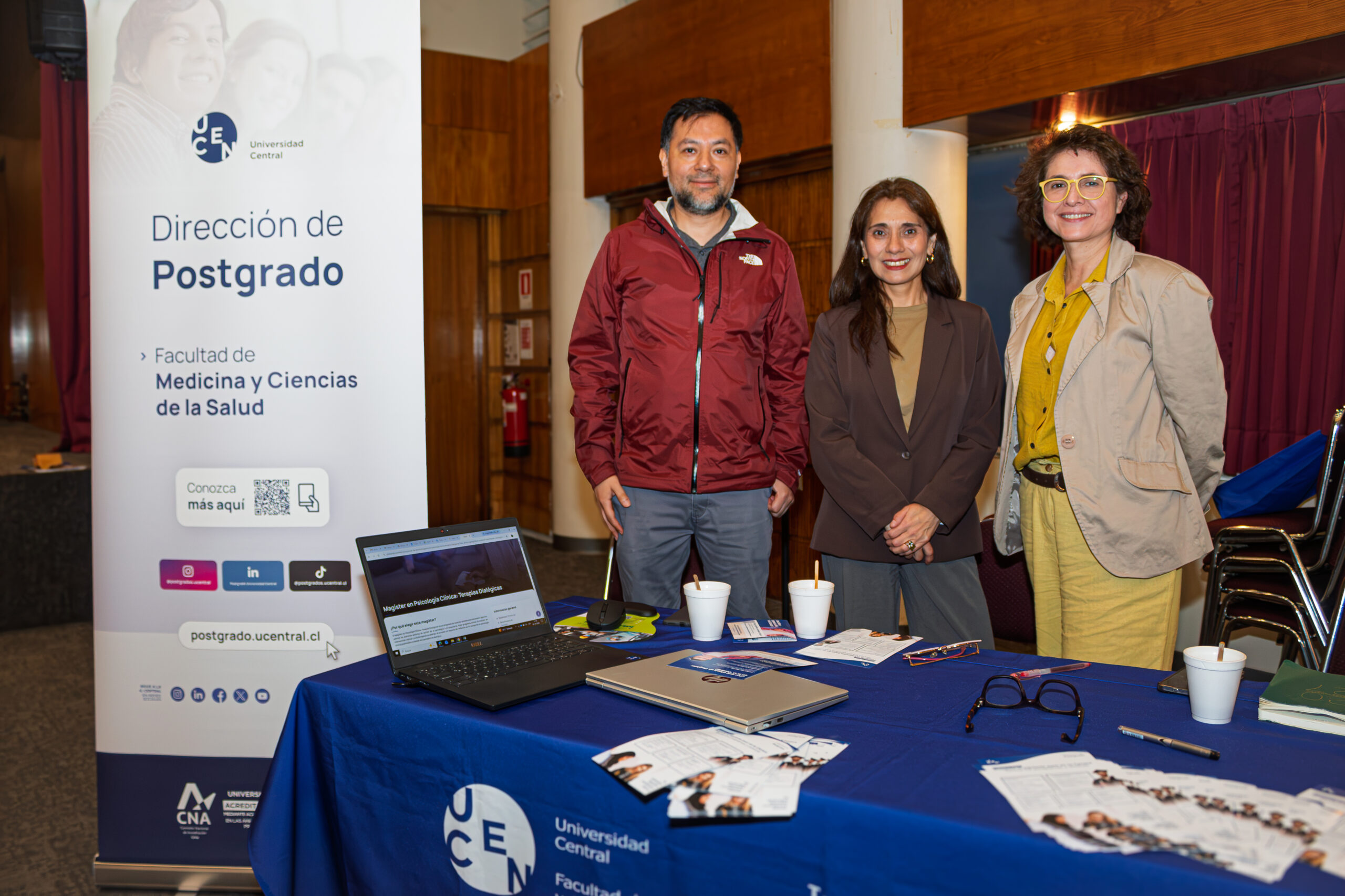 Postgrado U. central presentó su oferta de magíster en la Feria estudiantil 2026