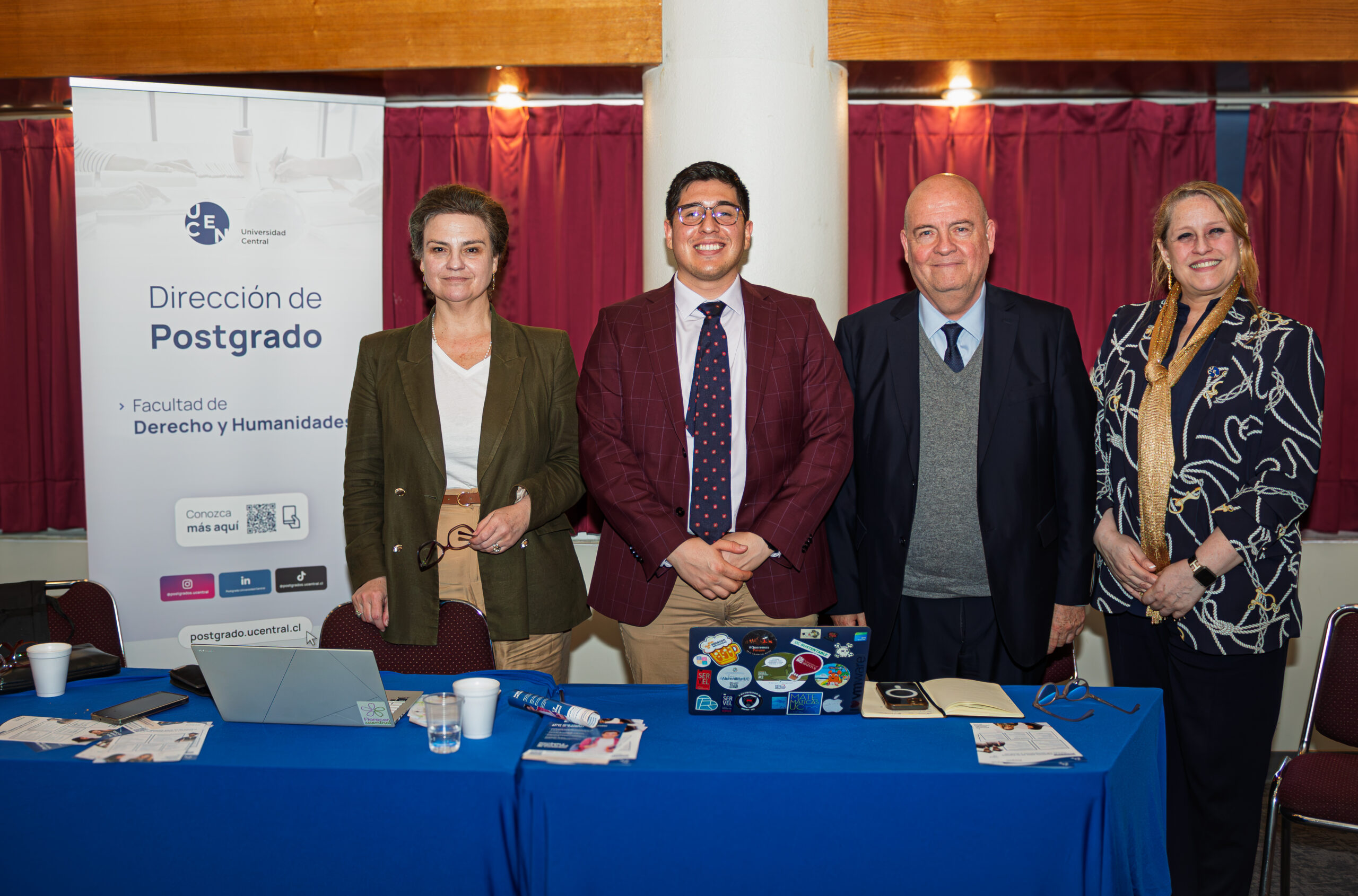 Postgrado U. central presentó su oferta de magíster en la Feria estudiantil 2026